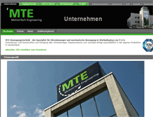 Tablet Screenshot of mte-motors.de